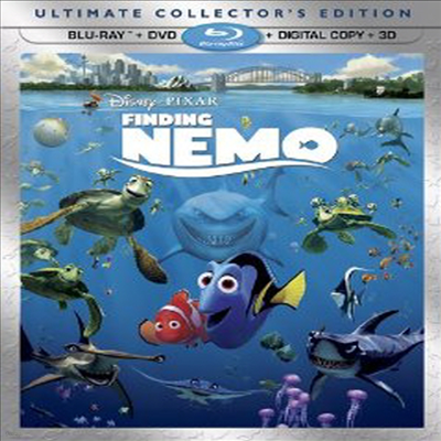 Finding Nemo (ϸ ãƼ) (ѱ۹ڸ)(Blu-ray 3D + Blu-ray + DVD + Digital Copy) (2003)