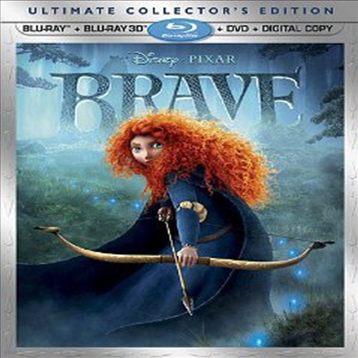 Brave (޸ٿ  ) (ѱ۹ڸ)(Blu-ray 3D + Blu-ray + DVD + Digital Copy) (2012)
