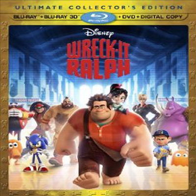 Wreck-It Ralph (ָԿ ) (ѱ۹ڸ)(Blu-ray 3D + Blu-ray + DVD + Digital Copy) (2012)