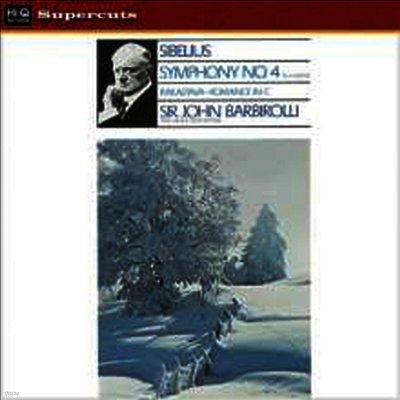John Barbirolli — 시벨리우스: 교향곡 4번, 로망스 (Sibelius: Symphony No.4, Romance for String Orchestra) - John Barbirolli 앨범 커버