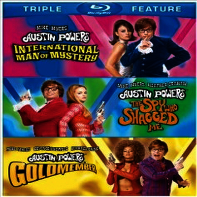 Austin Powers Triple Feature :International Man of Mystery / The Spy Who Shagged Me / Goldmember (오스틴 파워 트리플 피쳐) (한글무자막)(Blu-ray)