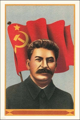 Vintage Journal Stalin with Soviet Union Flag