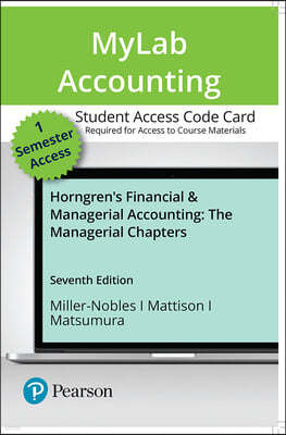 Horngren's Financial & Managerial Accounting: The Managerial Chapters