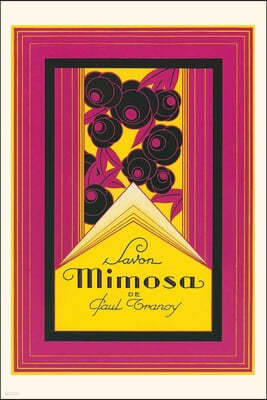 Vintage Journal Savon Mimosa Soap Label