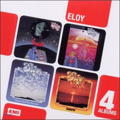 Eloy - 4 Albums (Inside / Floating / Power And The Passion / Dawn)