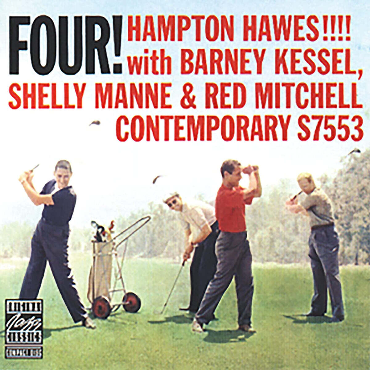 Hampton Hawes / Barney Kessel / Shelly Manne / Red Mitchell (햄턴 호스 / 바니 카셀 / 셸리 맨 / 레드 미첼) - Four! [LP]