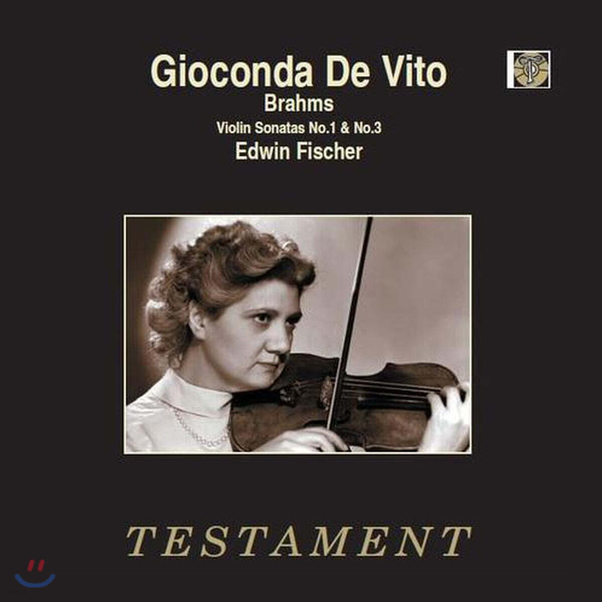 Gioconda De Vito 브람스: 바이올린 소나타 1,3번 (Brahms: Violin Sonatas)[LP]