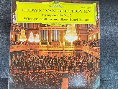 [LP] 칼 뵘 - Karl Bohm - Beethoven Symphonie Nr.5 운명 LP [성음-라이센스반]