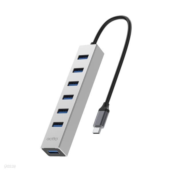 엑토 C타입 USB 3.2 Gen1 무전원 7포트 멀티허브 HUB-56