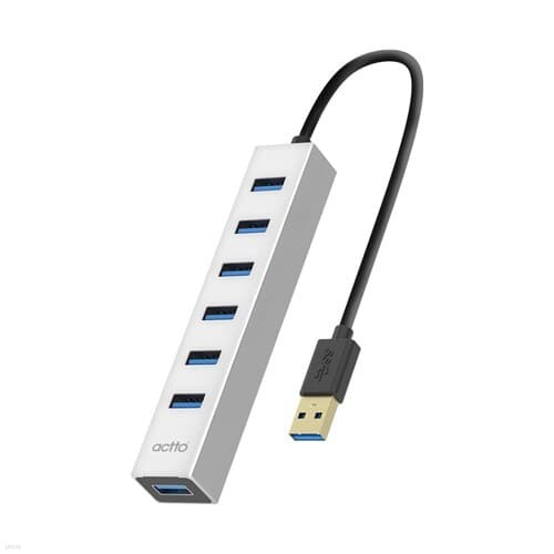 엑토 USB 3.2 알루미늄 무전원 7포트 멀티허브 H...