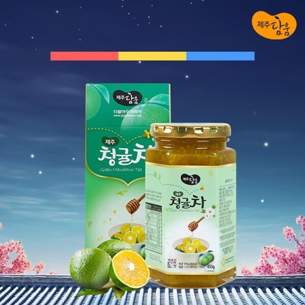 100% 제주산 농산물 청귤차(450g)꿀차 제주도 특산물