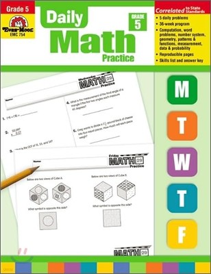 Daily Math Practice, Grade 5 Teacher Edition