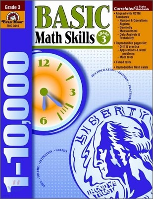 Basic Math Skills, Grade 3 Teacher Resource