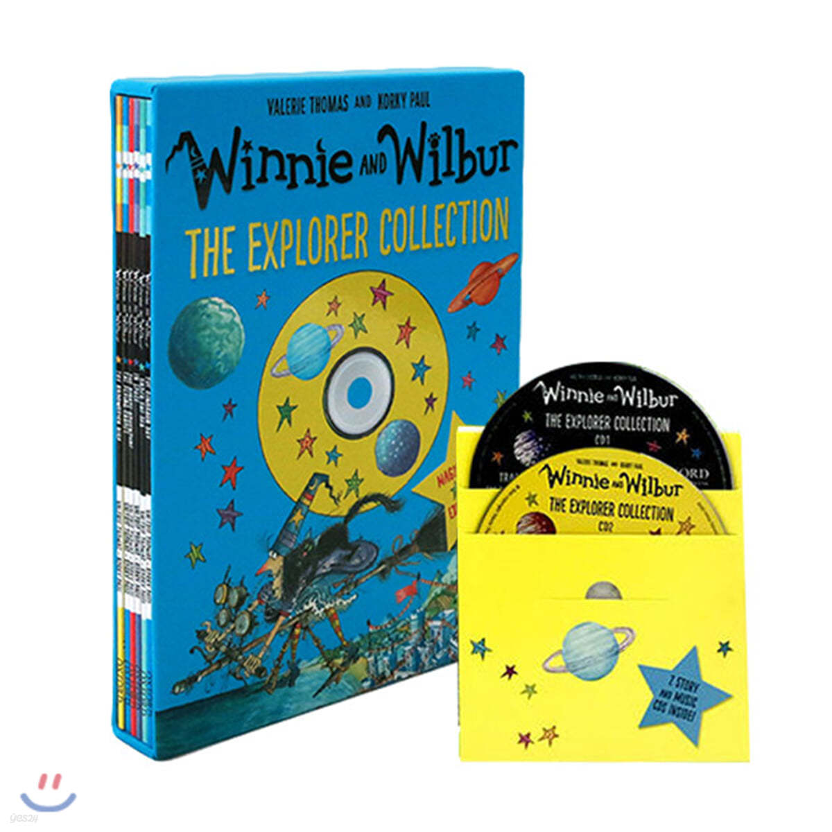 마녀 위니 익스플로러 컬렉션 6종 세트 (CD 2장 포함) : Winnie and Wilbur : The Explorer Collection