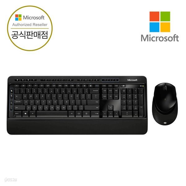 [ Microsoft 코리아 ] 마이크로소프트 무선 데스크탑 3050 무선 키보드+마우스 세트 Wireless Desktop 3050