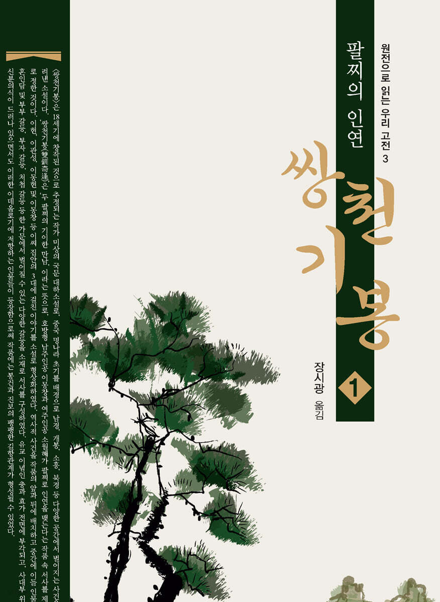 쌍천기봉 1 (큰글자도서)