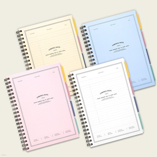 핑크풋8000코넬인덱스노트(랜덤발송)