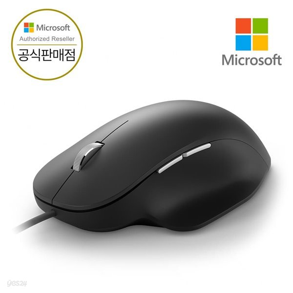 [ Microsoft 코리아 ] 마이크로소프트 에고노믹 인체공학 유선 마우스 블랙