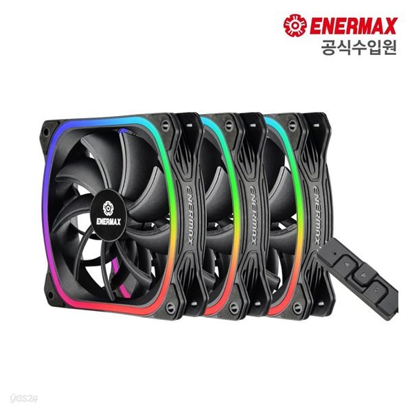 에너맥스 Enermax SQUA RGB (3Pack) 쿨링팬