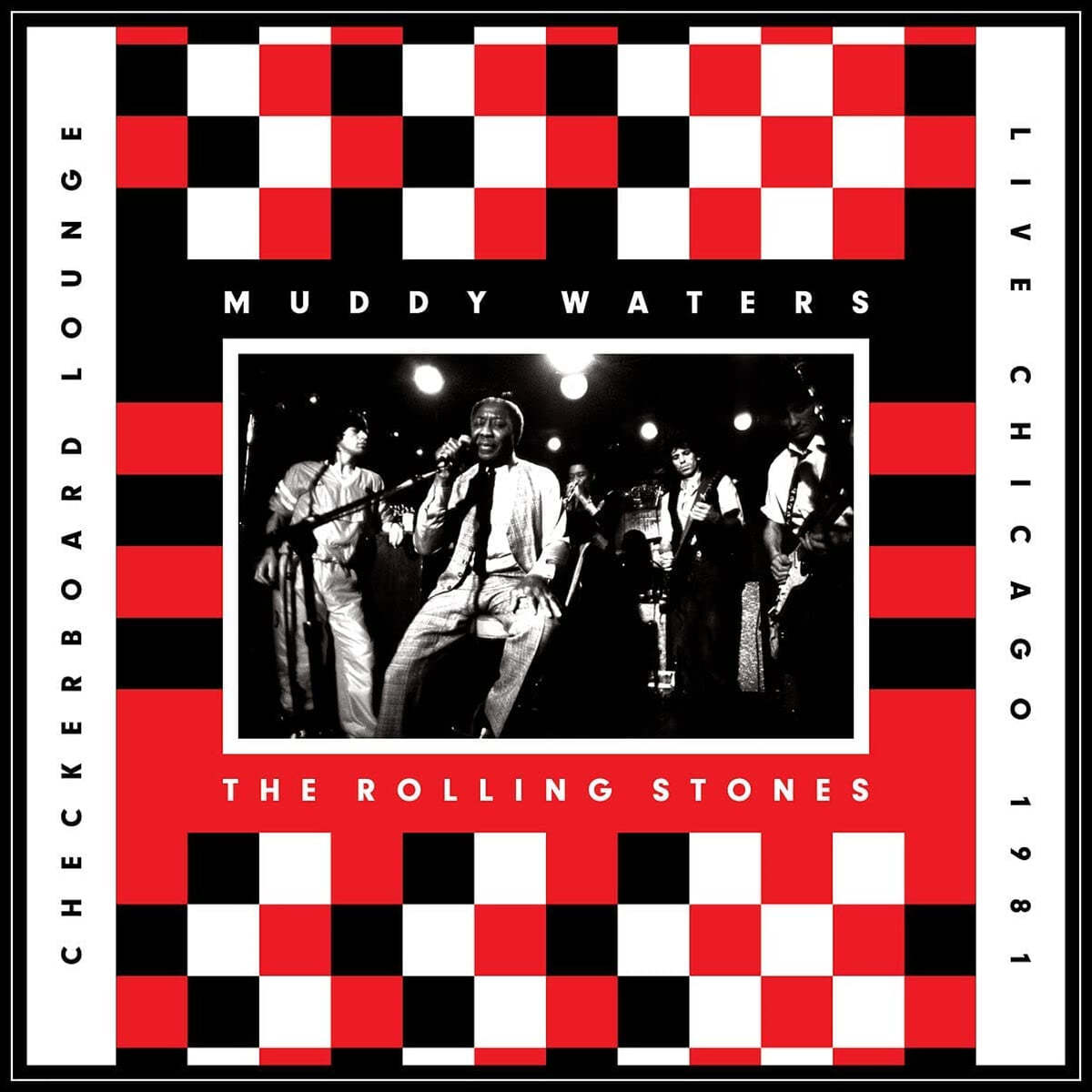Muddy Waters / The Rolling Stones (머디 워터스 / 롤링 스톤즈) - Live At The Checkerboard Lounge [불투명 레드 & 화이트 컬러 2LP]