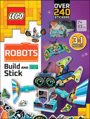 Lego(r) Books. Build and Stick: Robots