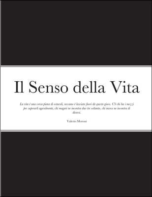 Il Senso della Vita: La vita e una corsa piena di ostacoli, nessuno e lasciato fuori da questo gioco. C'e chi ha i mezzi per superarli agev