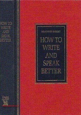 (상급) READERS DIGEST HOW TO WRITE AND SPEAK BETTER