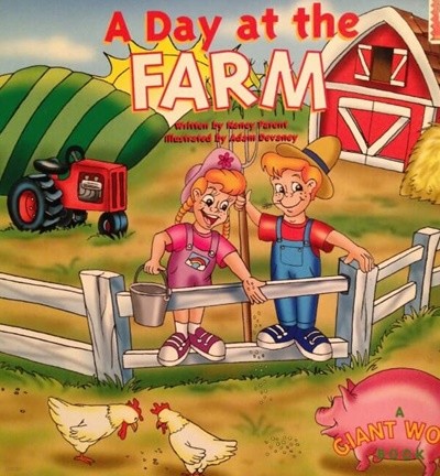 A Day at the Farm (Giant Word Book) Board book 
