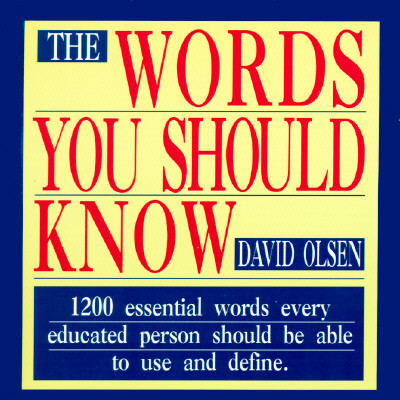 The Words You Should Know