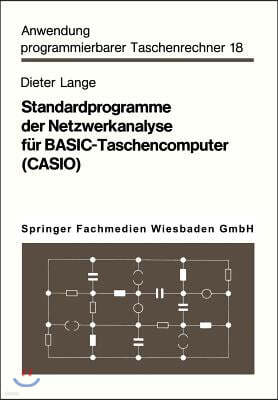 Standardprogramme Der Netzwerkanalyse Fur Basic-Taschencomputer (Casio)