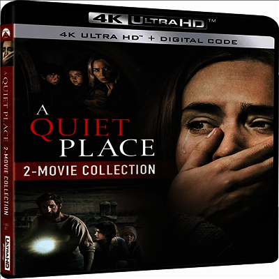 A Quiet Place (2018) / A Quiet Place Part II (2020): 2-Movie Collection (콰이어트 플레이스: 2 무비 컬렉션)(한글무자막)(4K Ultra HD)