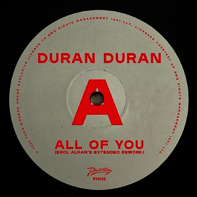 Duran Duran — All Of You (Erol Alkan's Extended Rework) 앨범 커버