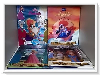 Disney : Sofia the First + Cinderella + Aladdin + Sleeping Beauty : Magical Story (Hardcover)