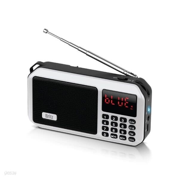 브리츠인터내셔널 BZ-LV980 화이트 휴대용 라디오 블루투스 스피커