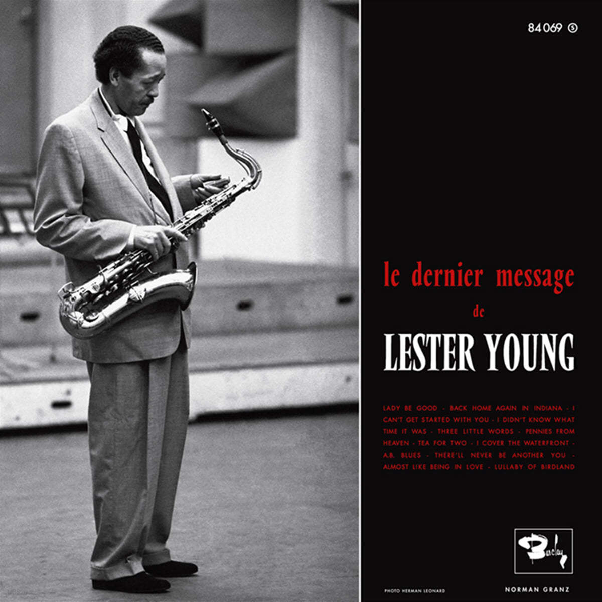 Lester Young (레스터 영) - Le Dernier Message de Lester Young (Barclay 1959) [LP]