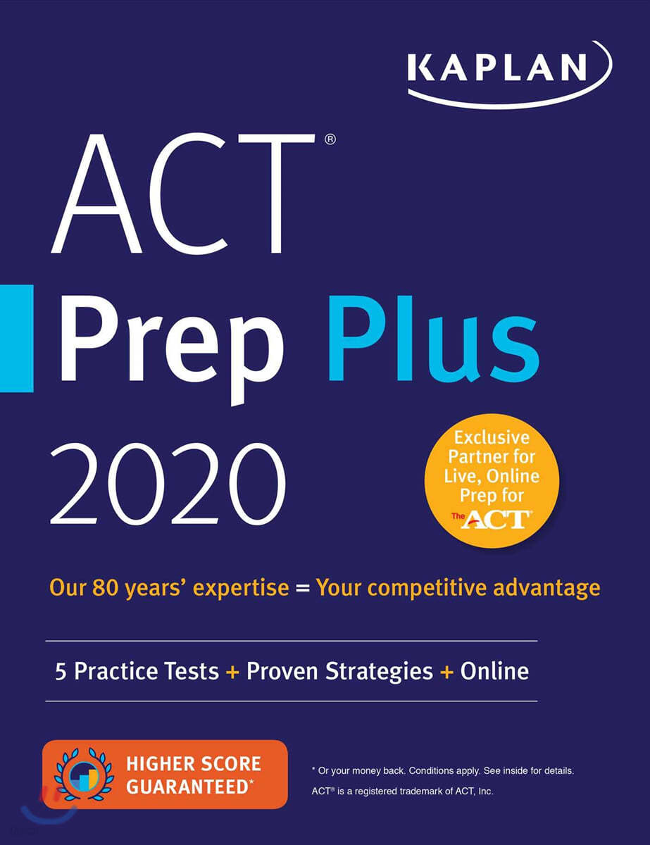 Kaplan ACT Prep Plus 2020