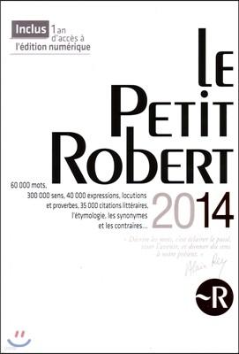 Le Petit Robert 2014