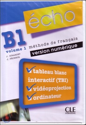 Echo B1 Volume 1. Version numerique (1DVD-Rom)