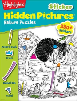 Highlights Sticker Hidden Pictures Nature Puzzles