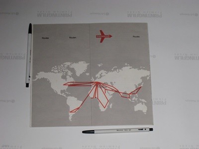 Swissair Swiss Air Transport Co., Ltd.  Routen 스위스 국제항공 항공사 노선지도 항공도 항공지도