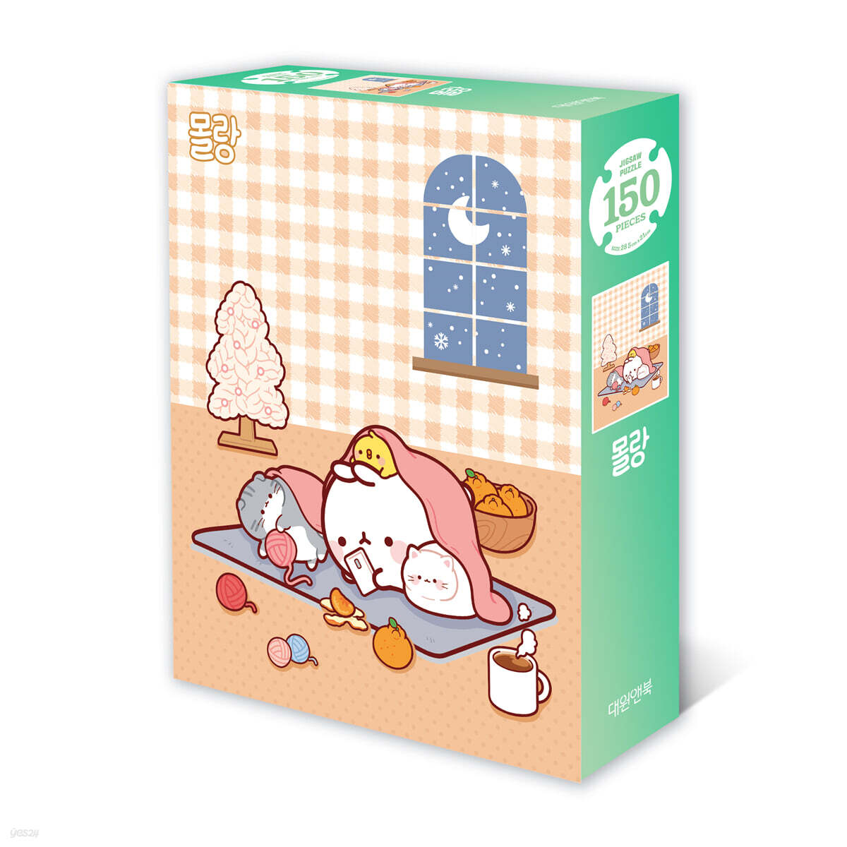 몰랑 직소퍼즐 150피스 : 포근한 겨울