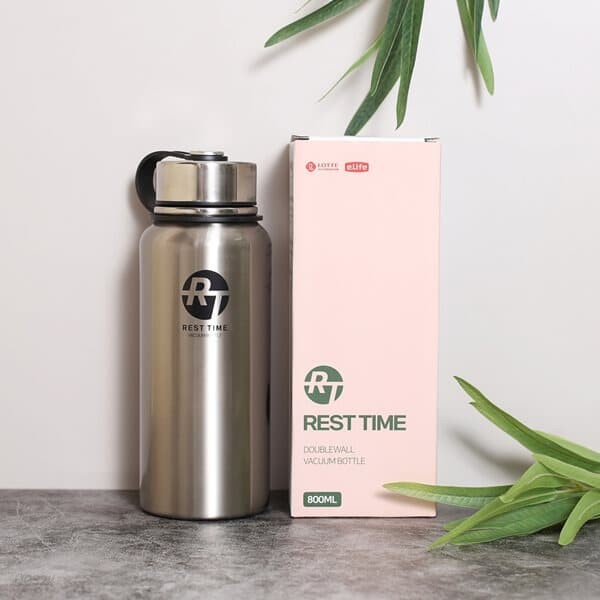 [롯데] 레스트 타임 이중진공 보온병(800ml) 2color