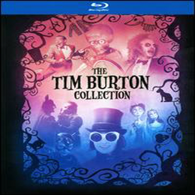 The Tim Burton Collection + Book :Pee Wee's Big Adventure/Beetlejuice/Batman/Batman Returns/Mars Attacks!/Corpse Bride/Charlie and the Chocolate Factory ( ư ÷) (ѱ۹ڸ)(Blu-ray)