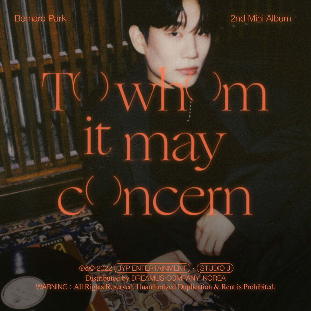 버나드 박 (Bernard Park) - 미니앨범 2집 : To whom it may concern