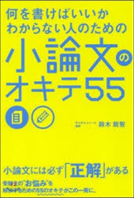 小論文のオキテ55