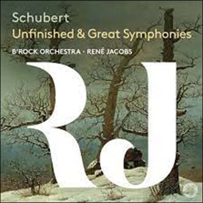 Rene Jacobs 슈베르트: 교향곡 8번 `미완성`, 9번 `그레이트` - 르네 야콥스 (Schubert: Symphonies D759, D944)
