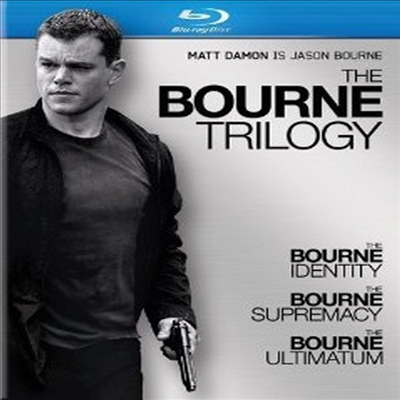 The Bourne Trilogy :The Bourne Identity / The Bourne Supremacy / The Bourne Ultimatum (더 본 트릴로지) (한글무자막)(Blu-ray)