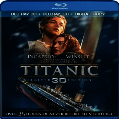 Titanic (타이타닉 3D) (한글무자막)(Blu-ray 3D + Blu-ray + Digital Copy) (1997)