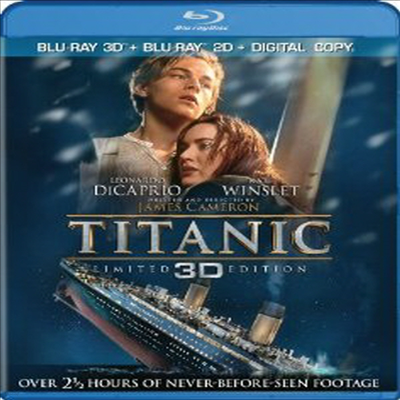 Titanic (ŸŸ 3D) (ѱ۹ڸ)(Blu-ray 3D + Blu-ray + Digital Copy) (1997)