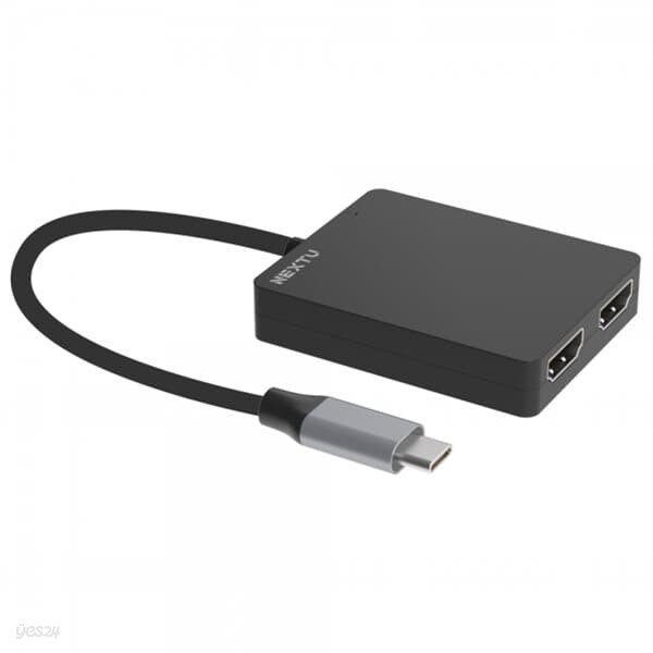 넥스트 NEXT-2294TCH-DUAL USB C to HDMI 4K 듀얼 모니터 컨버터 젠더